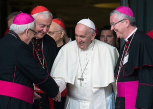 Bishop Mark with Pope Francis