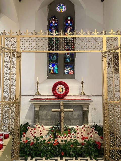 Remembrance Garden opens in Plymouth Catholic Cathedral for the Month of November